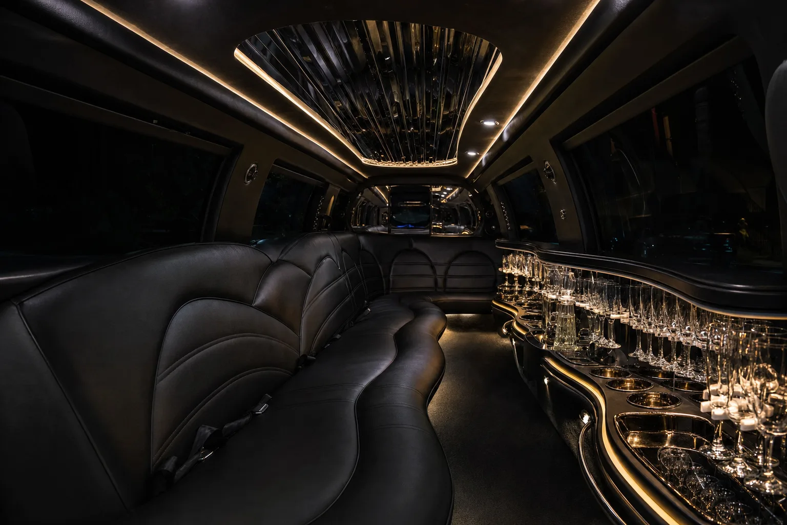 Cadillac Escalade Stretch The cabin