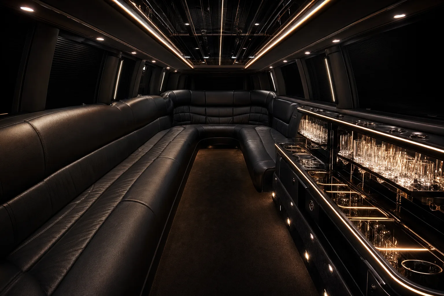 Cadillac Escalade Stretch Room to settle
