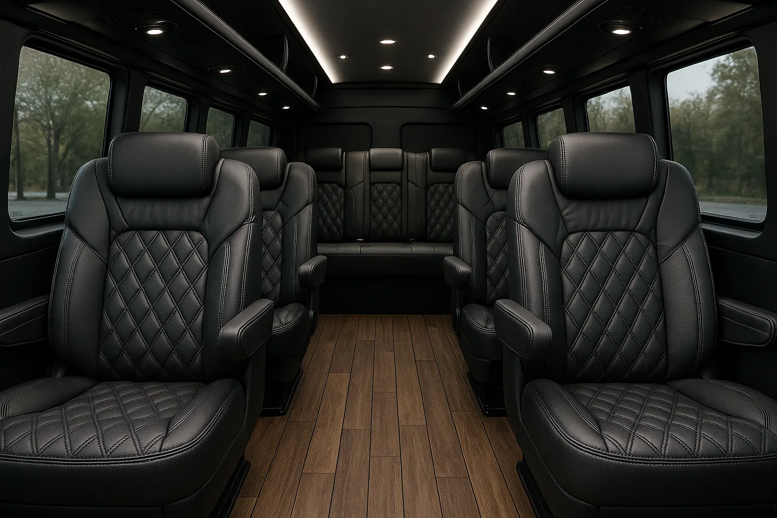 Mercedes Sprinter Van The cabin