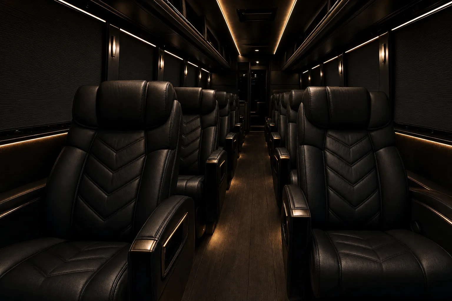 Luxury Motor Coach The cabin