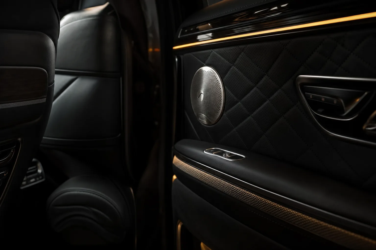 Mercedes-Benz S580 cabin detail
