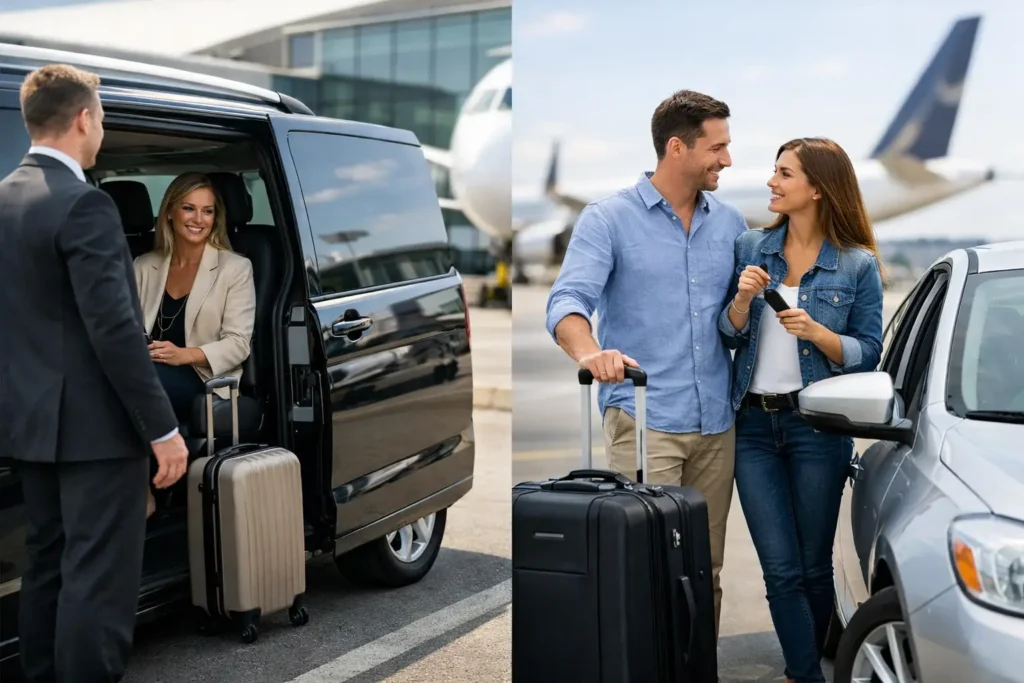 Airport Transfer or Rental Car: The Better Choice